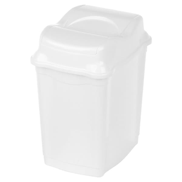 Plastsoptunna vit 9 l