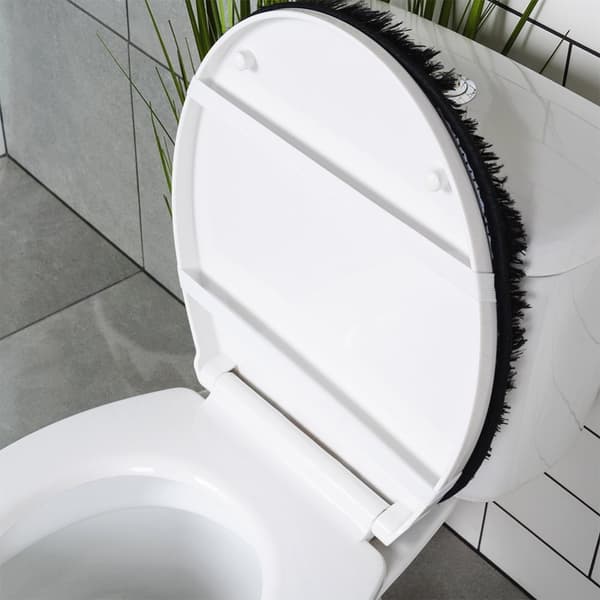 Sett med 3 sorte baderomsmatter