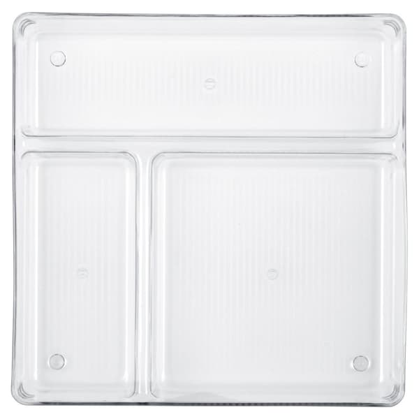 Skuffeorganisator med rum 23x23x5,5 cm