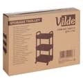 Miniatyrbilde 7 av 8: Hylle på hjul sort 3-plan 30x21x61 cm
