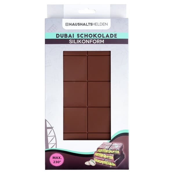 Dubai choklad silikonform 25x13,5 cm