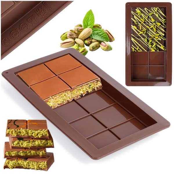 Dubai choklad silikonform 25x13,5 cm