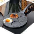 Miniatyrbilde 2 av 11: Granitt eggpanne 4 hull SVART LINE 26 cm