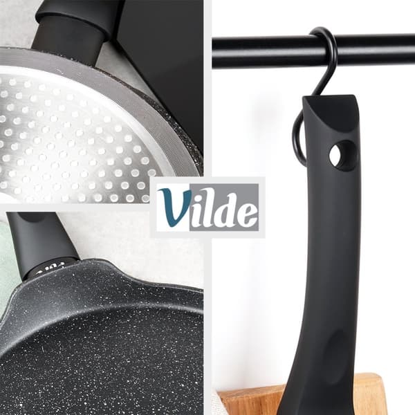 Pannekakepanne granitt BLACK LINE 24 cm