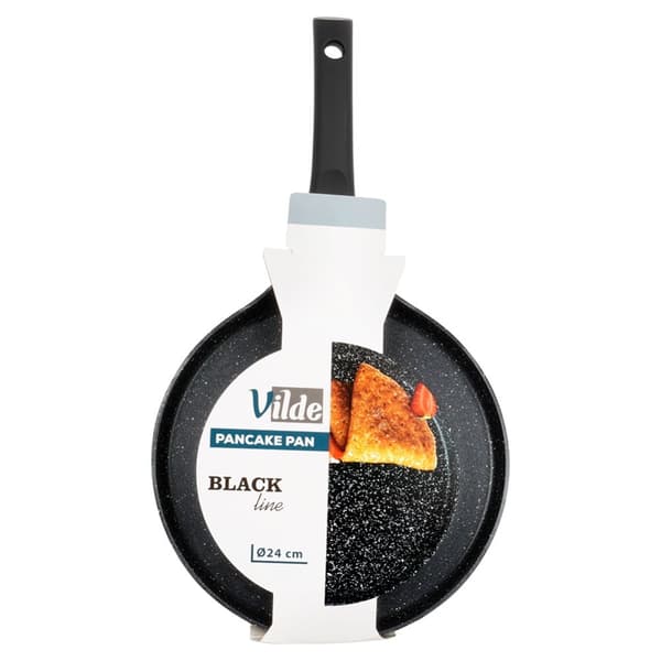Pannekakepanne granitt BLACK LINE 24 cm