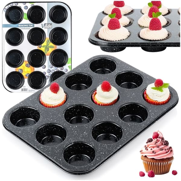 Muffinsform i granit 35x26,5 cm
