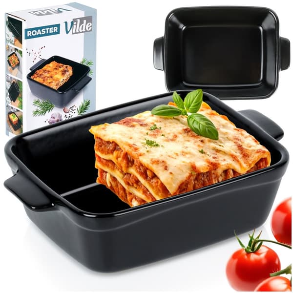 Keramisk ildfast form, sort, 350 ml