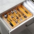 Miniatyrbillede 2 af 9: Bestikskuffeindsats udvidelig bambus 28-45x33,5 cm