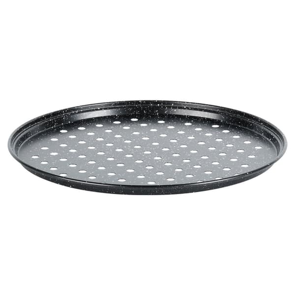 Perforerad granit pizzapanna 28 cm