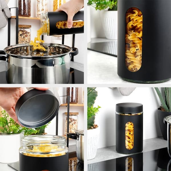 Glassbeholder for løse produkter med skrukork 1 l