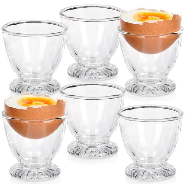 Æggeholder i glas 6 stk.