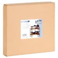 Miniatyrbilde 8 av 9: Hjørnehylle i tre, 2 plan, 29,5x29,5x33,5 cm