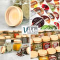 Miniatyrbilde 5 av 9: Krydderbeholder glass 100 ml 24 stk + 90 klistremerker