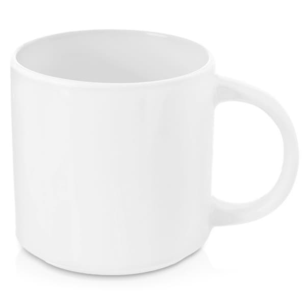 MONA vit porslinsmugg 330 ml