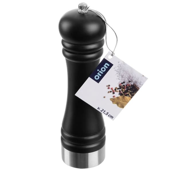Pepper og saltkvern tre sort 21,5 cm