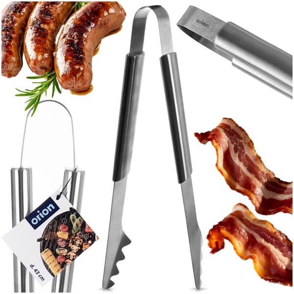 Grilltang i stål 43 cm