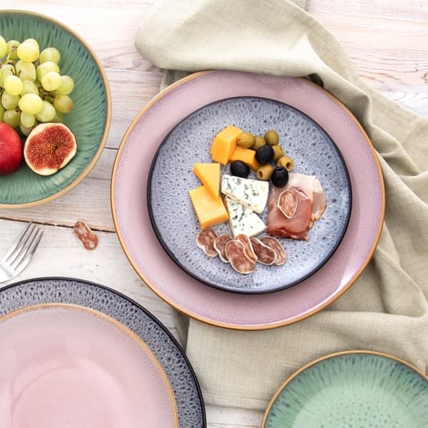 Keramisk desserttallerken lilla GLASUR 20,5 cm