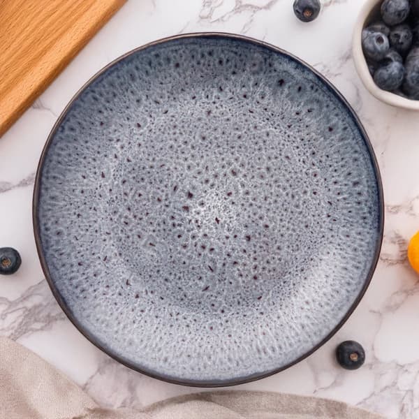Keramisk desserttallerken lilla GLASUR 20,5 cm