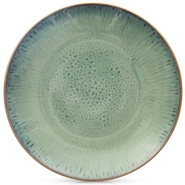 GLAZE grønn keramisk middagstallerken 27 cm
