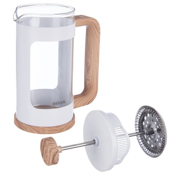 Kahvin ja teen mäntäkoneen lasi WHITELINE 400 ml