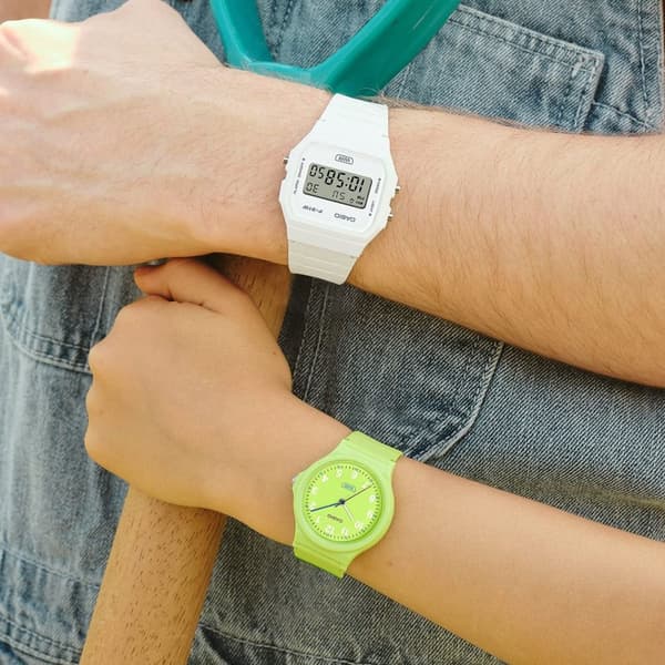 CASIO VINTAGE Mod. F-91 BIO RESIN STRAP - WHITE