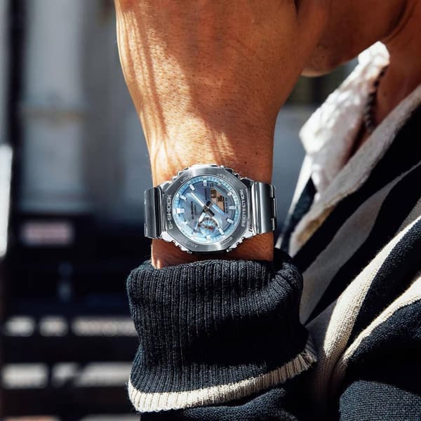 CASIO G-SHOCK Mod. OAK G-STEEL - LIGHT BLUE
