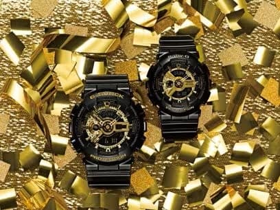 CASIO G-SHOCK Mod. GS-BASIC - BLACK ADN GOLD SERIES