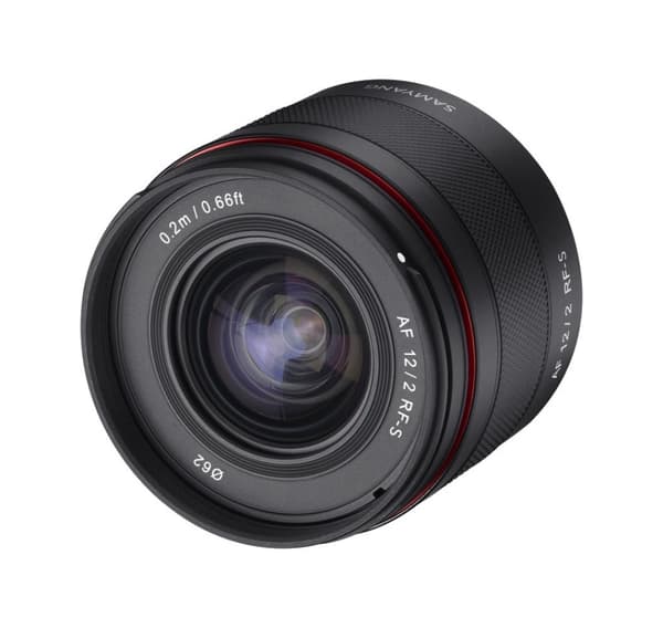 Samyang AF 12mm f/2.0 RF-S objektiv för Canon