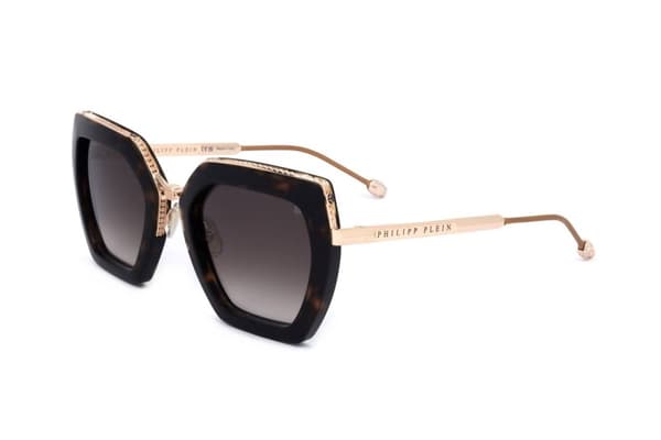 PHILIPP PLEIN SUNGLASSES Mod. SPP097S SHINY SHINY HAVANA