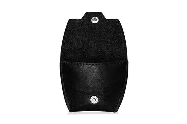 Nahkainen kukkaro, kolikkolompakko SOLIER SA10 BLACK