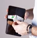 Miniatyrbilde 6 av 8: Tynn herre lommebok SOLIER SW10 SLIM BLACK