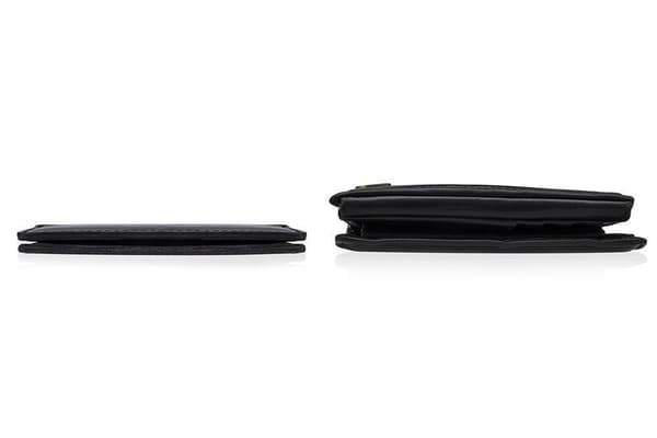 Tynn herre lommebok SOLIER SW10 SLIM BLACK