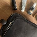 Miniatyrbilde 6 av 6: Elegant kosmetikkveske i skinn SK04 Solier svart