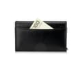 Miniatyrbilde 3 av 4: Solier P17 Black Snake Leather Dame-lommebok