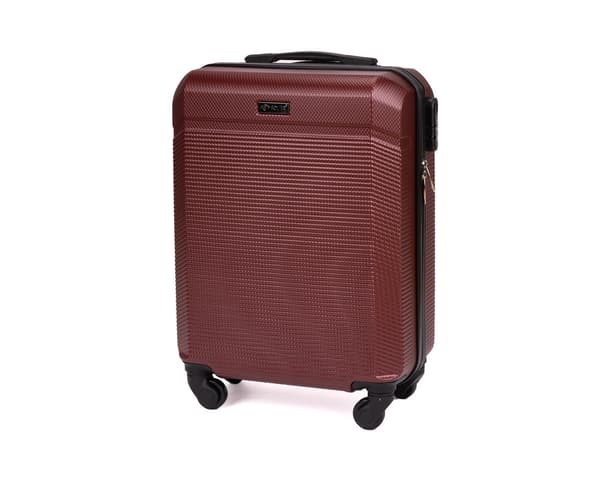 Liten hard reisekoffert S 20' ABS STL945 brun