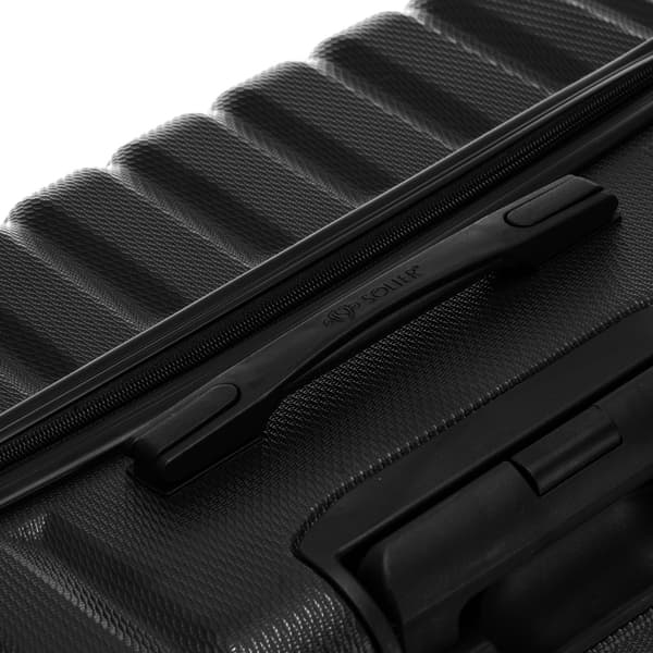 Middels hard reisekoffert ABS M 22' STL902 svart