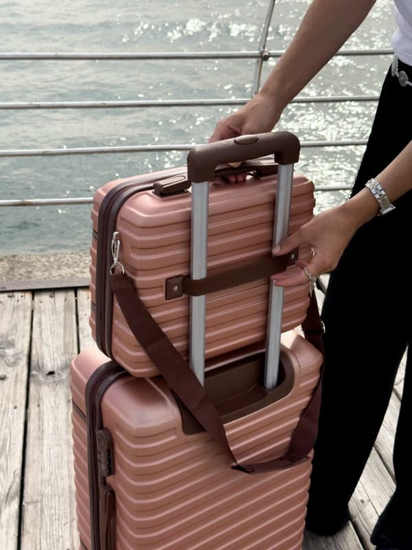 Lille ABS rejsetaske STL957 Pink