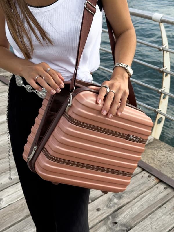 Lille ABS rejsetaske STL957 Pink