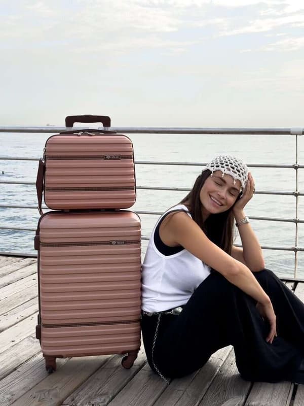 Lille ABS rejsetaske STL957 Pink