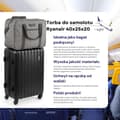 Miniatyrbilde 5 av 5: Håndbagasje til flyet 40x25x20 Solier STB01 grå
