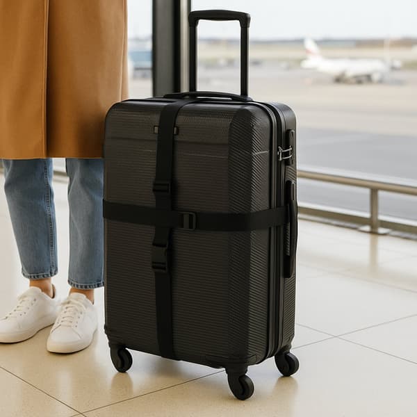 Bagasjesikringsstropper til SA56 koffert, sort, 2 stk.