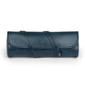 Miniatyrbillede 2 af 6: Solier SA52 Navy Blue Tied Læder Penalhus