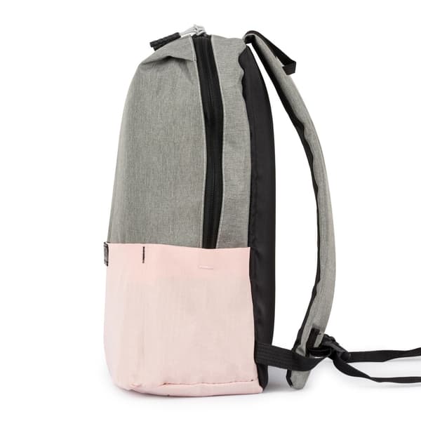 9L Solier SV15 Lentoreppu, pinkki + harmaa