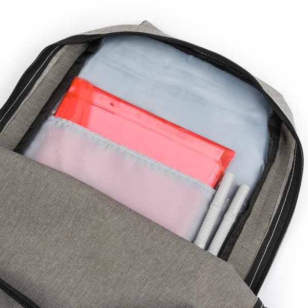 9L Solier SV15 Lentoreppu, pinkki + harmaa
