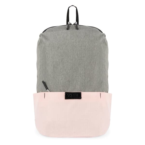 9L Solier SV15 Lentoreppu, pinkki + harmaa
