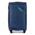 Miniatyrbilde 2 av 11: Stor myk koffert L 26'' SOLIER SOFTFLEX 2240 marineblå-grønn