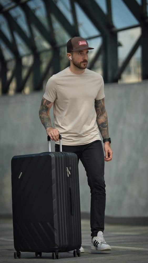 Reisekoffert stor XL hard SOLIER KYOTO 1071 BLACK 28'