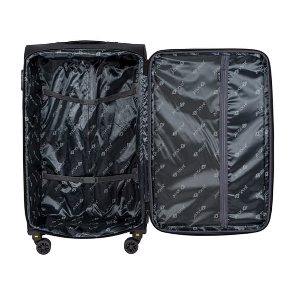 Medium mjuk resväska M 23' SOLIER SOFTFLEX 2240 svart-grön