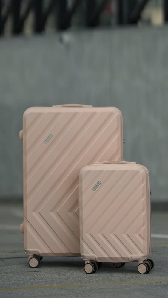 Resväska stor XL hård SOLIER KYOTO 1071 BEIGE 28'
