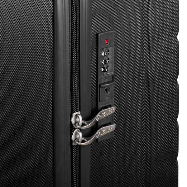 Stor ABS reseväska SOLIER AVENTOR STL1064 SVART 28" XL